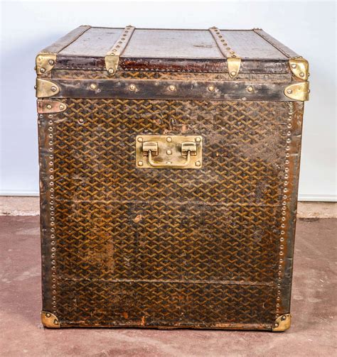 antique goyard trunks.